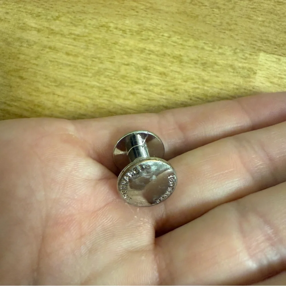 Ted baker single silver cuff link